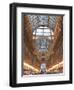 Lombardy, Milan, Galleria Vittorio Emanuele Ii, Shopping Arcade, Interior, Evening, Italy-Walter Bibikow-Framed Premium Photographic Print