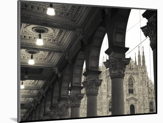 Lombardy, Milan, Piazza Del Duomo, Duomo, Cathedral, Dawn, Italy-Walter Bibikow-Mounted Photographic Print