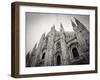 Lombardy, Milan, Piazza Duomo, Duomo Cathedral, Defocussed, Italy-Walter Bibikow-Framed Photographic Print