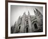 Lombardy, Milan, Piazza Duomo, Duomo Cathedral, Defocussed, Italy-Walter Bibikow-Framed Photographic Print