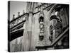 Lombardy, Milan, Piazza Duomo, Duomo Cathedral, Roof Detail, Italy-Walter Bibikow-Stretched Canvas