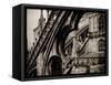 Lombardy, Milan, Piazza Duomo, Duomo Cathedral, Roof Detail, Italy-Walter Bibikow-Framed Stretched Canvas