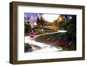 LombArt Street - Urban Landscape - Downtown - San Francisco - Californie - United States-Philippe Hugonnard-Framed Photographic Print