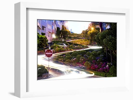 LombArt Street - Urban Landscape - Downtown - San Francisco - Californie - United States-Philippe Hugonnard-Framed Photographic Print