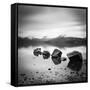 Lomond Rocks-Nina Papiorek-Framed Stretched Canvas