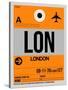 LON London Luggage Tag 1-NaxArt-Stretched Canvas