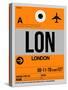 LON London Luggage Tag 1-NaxArt-Stretched Canvas