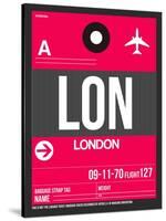 LON London Luggage Tag 2-NaxArt-Stretched Canvas