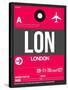 LON London Luggage Tag 2-NaxArt-Stretched Canvas