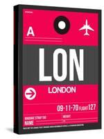 LON London Luggage Tag 2-NaxArt-Stretched Canvas