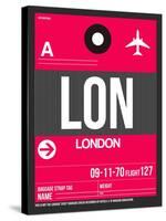 LON London Luggage Tag 2-NaxArt-Stretched Canvas