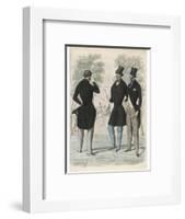 Lonchamps Fashions 1845-null-Framed Art Print