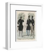 Lonchamps Fashions 1845-null-Framed Art Print