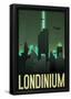 Londinium Retro Travel Poster-null-Framed Poster