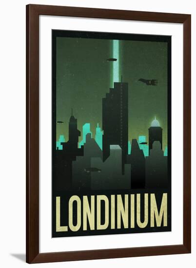 Londinium Retro Travel-null-Framed Art Print