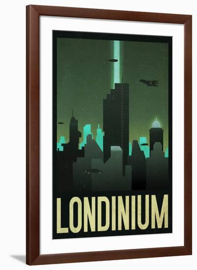 Londinium Retro Travel-null-Framed Art Print