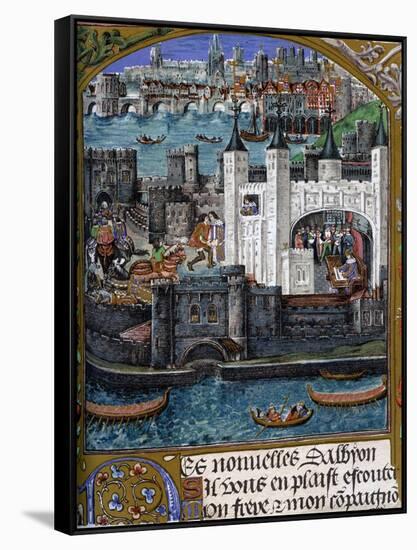 London, 1500-null-Framed Stretched Canvas