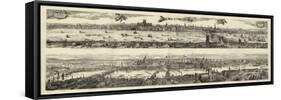 London 1616, London 1890-null-Framed Stretched Canvas