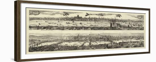 London 1616, London 1890-null-Framed Premium Giclee Print