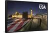 London 2012 Olympics - Team USA - Flag-null-Framed Poster