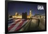 London 2012 Olympics - Team USA - Flag-null-Framed Poster