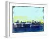 London Abstract Skyline I-Emma Moore-Framed Art Print