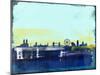 London Abstract Skyline I-Emma Moore-Mounted Art Print