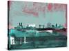 London Abstract Skyline II-Emma Moore-Stretched Canvas