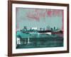 London Abstract Skyline II-Emma Moore-Framed Art Print