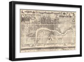 London Actually Surveyed-Vintage Apple Collection-Framed Giclee Print