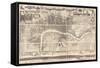 London Actually Surveyed-Vintage Apple Collection-Framed Stretched Canvas