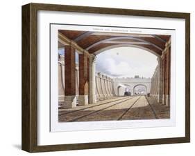 London and Birmingham Railway, 1837-Charles Hunt-Framed Giclee Print