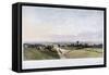 London and Croydon Railway, New Cross, Deptford, London, 1839-Edward Duncan-Framed Stretched Canvas