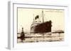 London and North Eastern Railway, St. Denis, Steamer-null-Framed Giclee Print