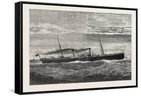 London and North Western Railway Company's New Steamer Shamrock, 1876-null-Framed Stretched Canvas