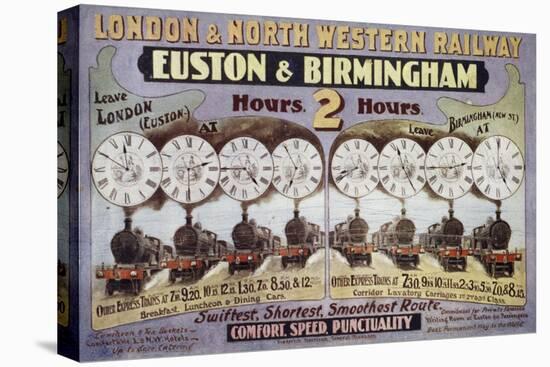 London and North Western Railway, Euston and Birmingham-null-Stretched Canvas