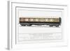 London and South Western Railway Corridor Carriage-W.j. Stokoe-Framed Art Print