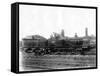 London and South Western Railway (LSW) Locomotive No 5, 'Ganymede' and Tender, C1873-null-Framed Stretched Canvas