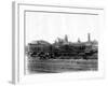 London and South Western Railway (LSW) Locomotive No 5, 'Ganymede' and Tender, C1873-null-Framed Photographic Print