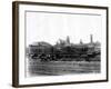 London and South Western Railway (LSW) Locomotive No 5, 'Ganymede' and Tender, C1873-null-Framed Photographic Print