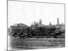 London and South Western Railway (LSW) Locomotive No 5, 'Ganymede' and Tender, C1873-null-Mounted Photographic Print