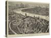 London and Westminster in 1584-null-Stretched Canvas