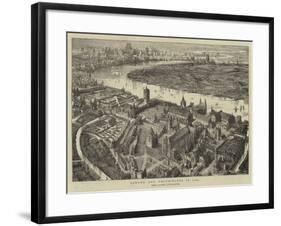 London and Westminster in 1584-null-Framed Giclee Print