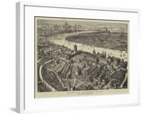 London and Westminster in 1584-null-Framed Giclee Print