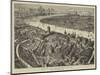 London and Westminster in 1584-null-Mounted Giclee Print