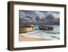 London Arch, Great Ocean Road During Storm and Evening Light, Australia-Martin Zwick-Framed Photographic Print