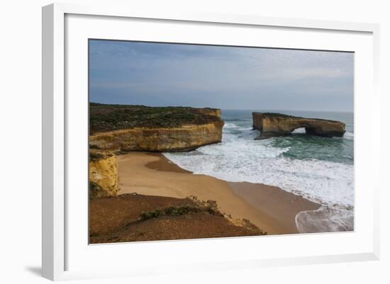 London Arch (London Bridge), Great Ocean Road, Victoria, Australia, Pacific-Michael Runkel-Framed Photographic Print