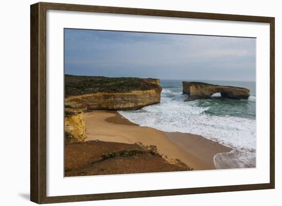 London Arch (London Bridge), Great Ocean Road, Victoria, Australia, Pacific-Michael Runkel-Framed Photographic Print