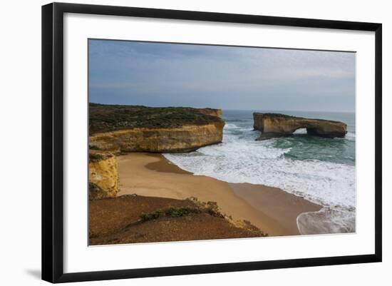 London Arch (London Bridge), Great Ocean Road, Victoria, Australia, Pacific-Michael Runkel-Framed Photographic Print