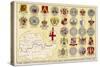 London Arms and Seals-Alfred Lambeth-Stretched Canvas